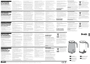 Manual Dualit DMF2 Batedor de leite
