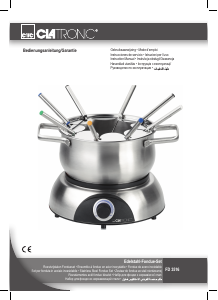 Manual de uso Clatronic FD 3516 Fondue