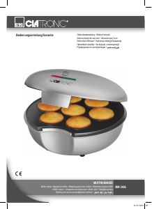 Manual de uso Clatronic MM 3496 Máquina de cupcake