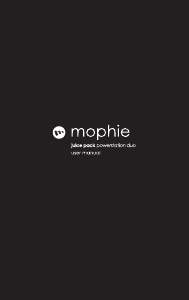 Handleiding mophie powerstation duo Mobiele oplader