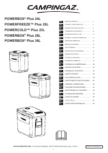 Εγχειρίδιο Campingaz Powerbox Plus 28L Ψυκτικό κουτί