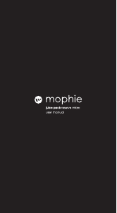 Handleiding mophie powerstation reserve micro Mobiele oplader