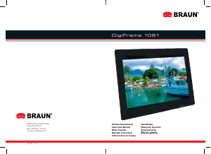 Bedienungsanleitung Braun DigiFrame 1081 Digitaler bilderrahmen