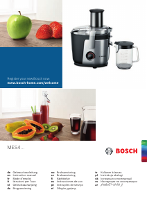 Εγχειρίδιο Bosch MES4000 Αποχυμωτής