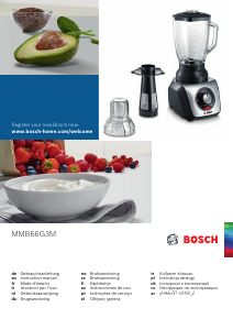 Manual Bosch MMB66G3M Liquidificadora