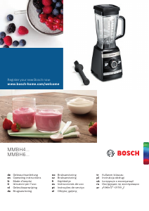 Manuale Bosch MMBH4P3W Frullatore