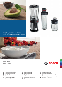 Brugsanvisning Bosch MMBM7G2M Blender