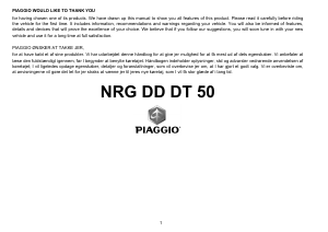 Brugsanvisning Piaggio NRG DD DT 50 Scooter