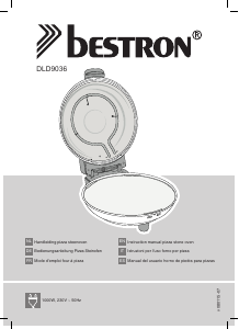 Handleiding Bestron DLD9036 Pizzamaker