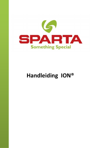 Handleiding Sparta ION Elektrische fiets