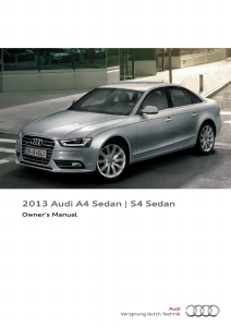 Manual Audi A4 Sedan (2013)