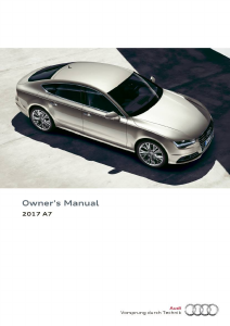 Manual Audi A7 (2017)