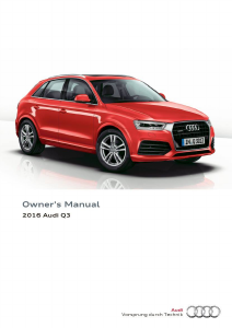 Handleiding Audi Q3 (2016)