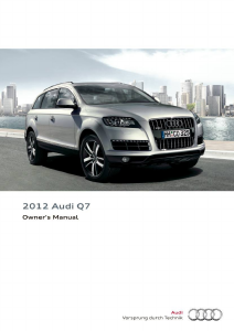 Manual Audi Q7 (2012)