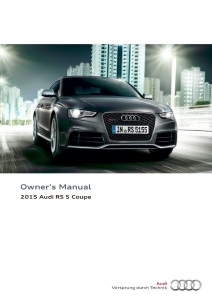 Manual Audi RS5 Coupe (2015)