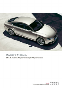 Manual Audi S7 Sportback (2016)