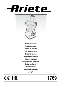 Mode d’emploi Ariete 1769 RoboMix Compact Robot de cuisine