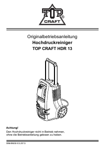 Bedienungsanleitung Topcraft 2013 Hochdruckreiniger