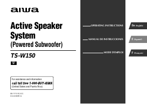 Manual Aiwa TS-W150 Subwoofer