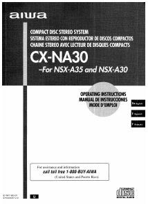Manual de uso Aiwa CX-NA30 Set de estéreo