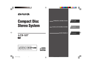 Manual de uso Aiwa LCX-107 Set de estéreo