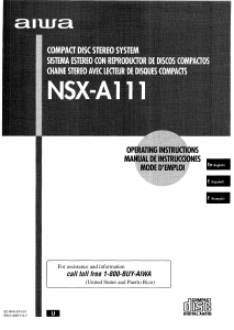 Manual de uso Aiwa NSX-A111 Set de estéreo