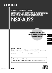 Manual Aiwa NSX-AJ22 Stereo-set
