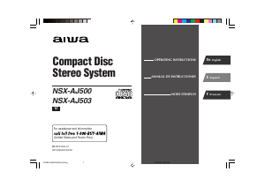 Manual Aiwa NSX-AJ500 Stereo-set