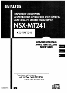 Manual de uso Aiwa NSX-MT241 Set de estéreo