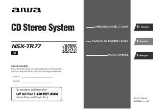 Manual Aiwa NSX-TR77 Stereo-set