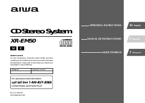 Manual Aiwa XR-EM50 Stereo-set