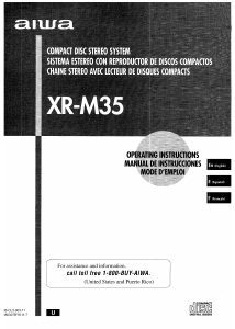 Manual de uso Aiwa XR-M35 Set de estéreo