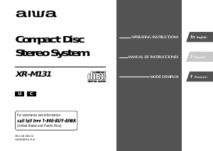 Manual Aiwa XR-M131 Stereo-set