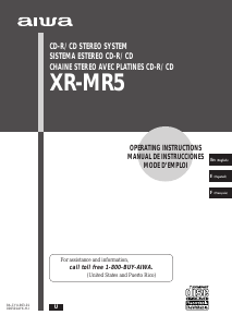 Manual de uso Aiwa XR-MR5 Set de estéreo