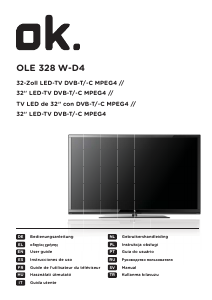 Bedienungsanleitung OK OLE 328 W-D4 LED fernseher