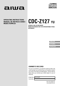 Handleiding Aiwa CDC-Z127 Autoradio