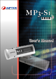 Mode d’emploi Aiptek MP3-S1 Lecteur Mp3