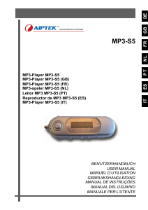 Manual de uso Aiptek MP3-S5 Reproductor de Mp3