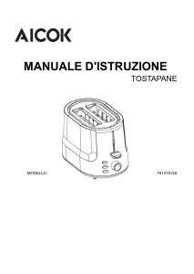 Manuale Aicok TA1019-GS Tostapane