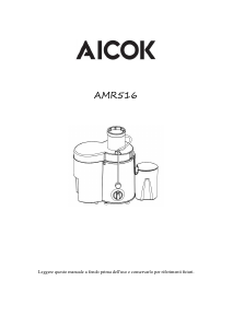 Manuale Aicok AMR516 Centrifuga