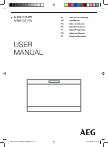 Manual AEG AHB51021AW Freezer