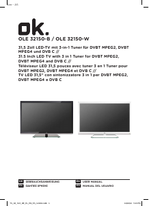 Manual OK OLE 32150-W LED Television