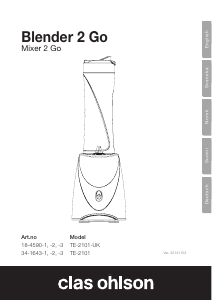 Manual 2 Go TE-2101-UK Blender