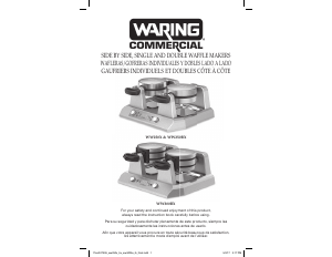 Manual de uso Waring Commercial WW250BX Gofrera