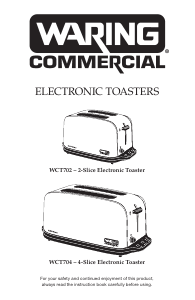 Manual Waring Commercial WCT702 Toaster