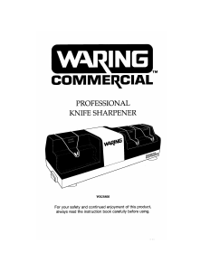 Manual Waring Commercial WKS800 Knife Sharpener