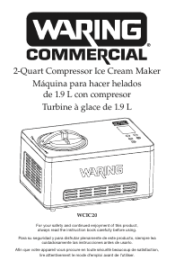 Mode d’emploi Waring Commercial WCIC20 Machine à glace