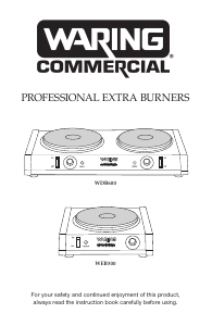Bruksanvisning Waring Commercial WEB300 Häll