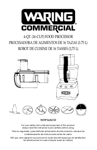 Manual de uso Waring Commercial WFP16SCD Robot de cocina