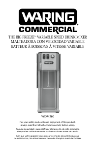 Manual de uso Waring Commercial WDM500 Mezclador de bebidas